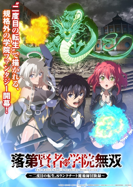 Rakudai Kenja no Gakuin Musou ปราชญ์ตกชั้นขอเกิดใหม่เป็นเทพซ่า ตอนที่ 1-12 จบ ซับไทย